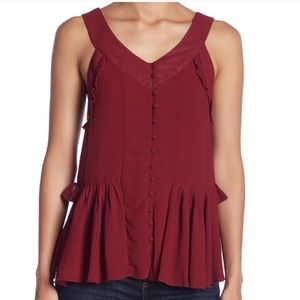ROMEO & JULIET COUTURE RUFFLE TANK